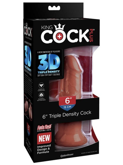 Pipedream King Cock Plus 6" Triple Density Cock