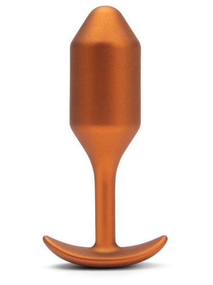 B-Vibe Snug Plug 2 Weighted Silicone Plug - Sunburst