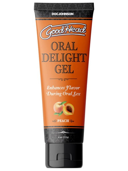 Doc Johnson GoodHead Oral Delight Gel 4oz - Peach