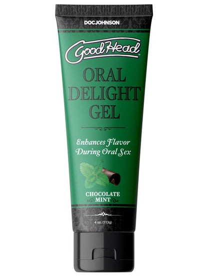 Doc Johnson GoodHead Oral Delight Gel 4oz - Chocolate Mint