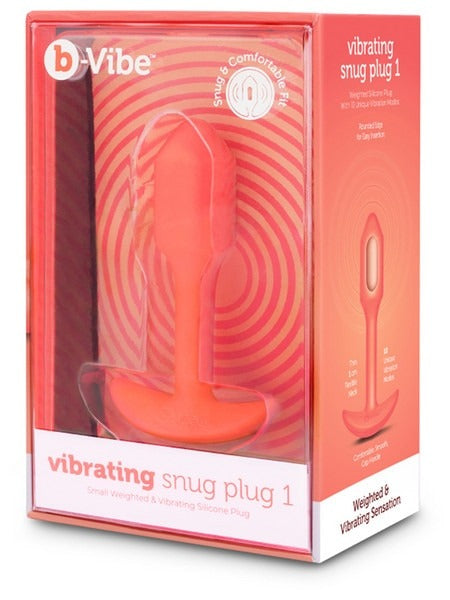 b-Vibe Vibrating Snug Plug Small - Orange