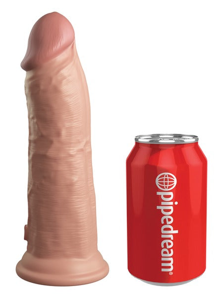 Pipedream King Cock 8" Vibrating and Dual Density Cock