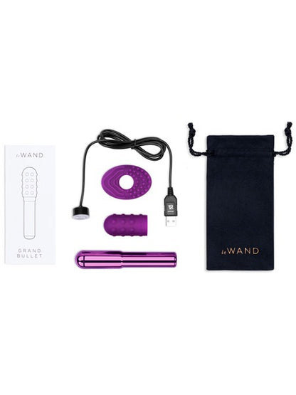 Le Wand Rechargeable Chrome Grand Bullet - Cherry