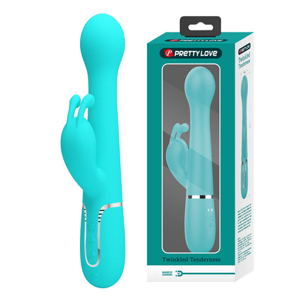 Pretty Love Twinkled Tenderness Thrusting & Rotating Rabbit Vibrator - Dejon