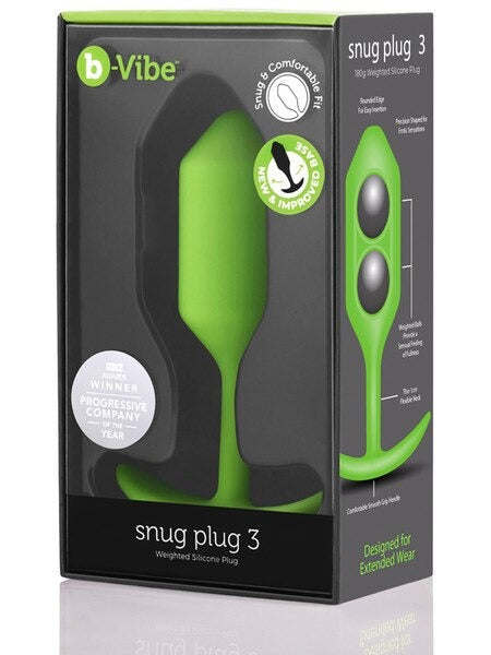 b-Vibe Snug Plug 3 - Lime