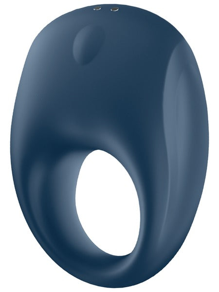 Satisfyer Strong One Rechargeable Cock Ring with App Control - Blue