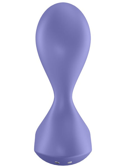 Satisfyer Sweet Seal Rechargeable Vibrating Plug with App Control - Lilac