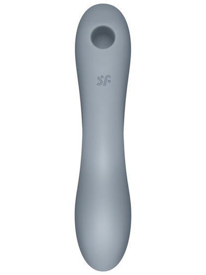 Satisfyer Curvy Trinity 3 Rechargeable Air Pulse Stimulator - Grey