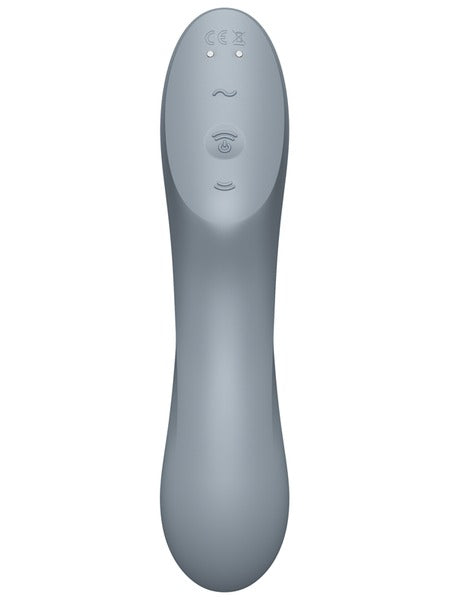 Satisfyer Curvy Trinity 3 Rechargeable Air Pulse Stimulator - Grey