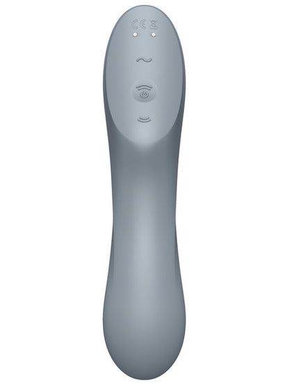 Satisfyer Curvy Trinity 3 Rechargeable Air Pulse Stimulator - Grey