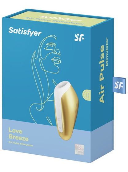 Satisfyer Love Breeze Rechargeable Air Pulse Stimulator - Yellow