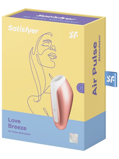 Satisfyer Love Breeze Rechargeable Air Pulse Stimulator - Rose