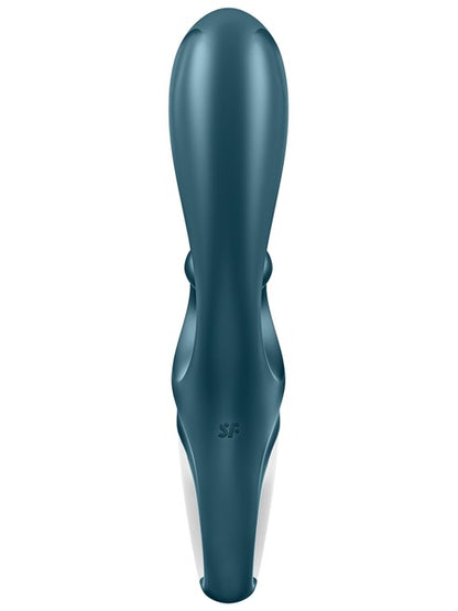 Satisfyer Hug Me Rabbit Vibrator - Blue/Grey