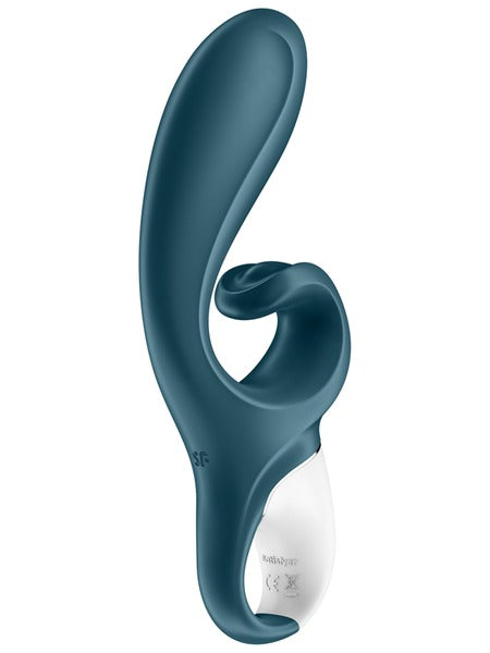 Satisfyer Hug Me Rabbit Vibrator - Blue/Grey