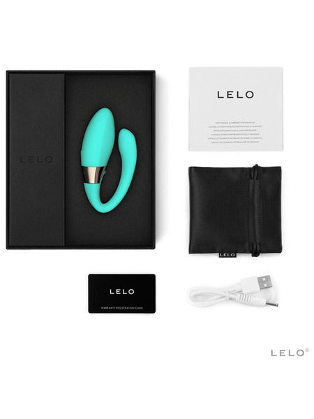 Lelo TIANI Harmony Couples Rechargeable Bullet Vibrator with App Control - Aqua