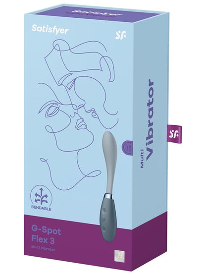 Satisfyer G-spot Flex 3 Multi Vibrator - Grey