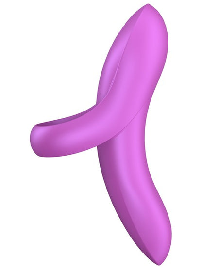 Satisfyer Bold Lover Rechargeable Finger Vibrator - Dark Pink