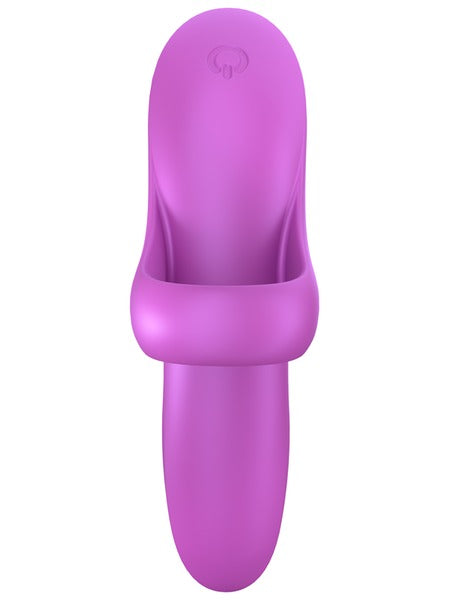 Satisfyer Bold Lover Rechargeable Finger Vibrator - Dark Pink