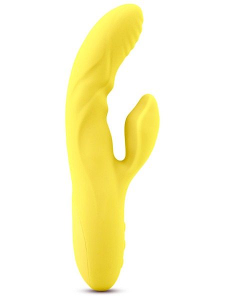 Nu Sensuelle Nubii Kiah Rechargeable Rabbit Vibrator - Yellow