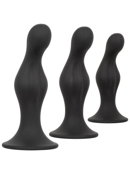 Calexotics Silicone Anal Ripple Kit - Black