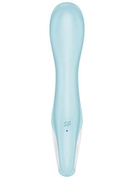 Satisfyer Air Pump 5+ Inflatable G-Spot Vibrator with App Control - Turquoise