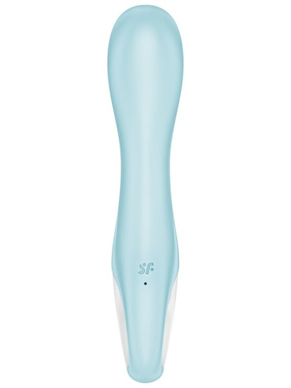 Satisfyer Air Pump 5+ Inflatable G-Spot Vibrator with App Control - Turquoise