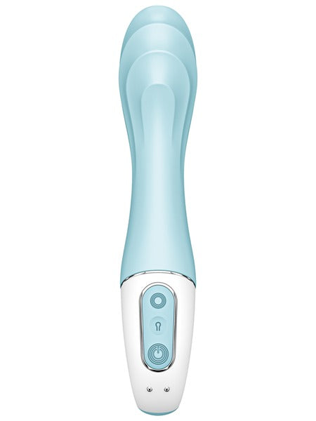 Satisfyer Air Pump 5+ Inflatable G-Spot Vibrator with App Control - Turquoise