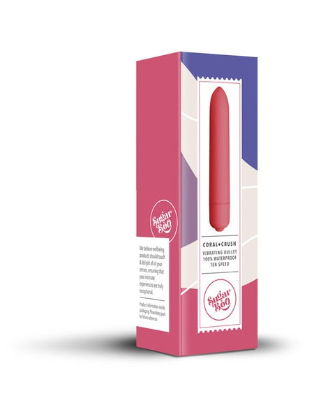 Rocks Off Sugar Boo Small Bullet Vibrator - Coral Crush