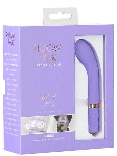 BMS Pillow Talk Racy Special Edition G-Spot Rechargeable Vibrator - Purple