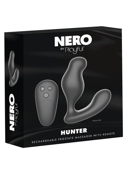 Nero by Playful Hunter Rechargeable Prostate Massager with Remote
