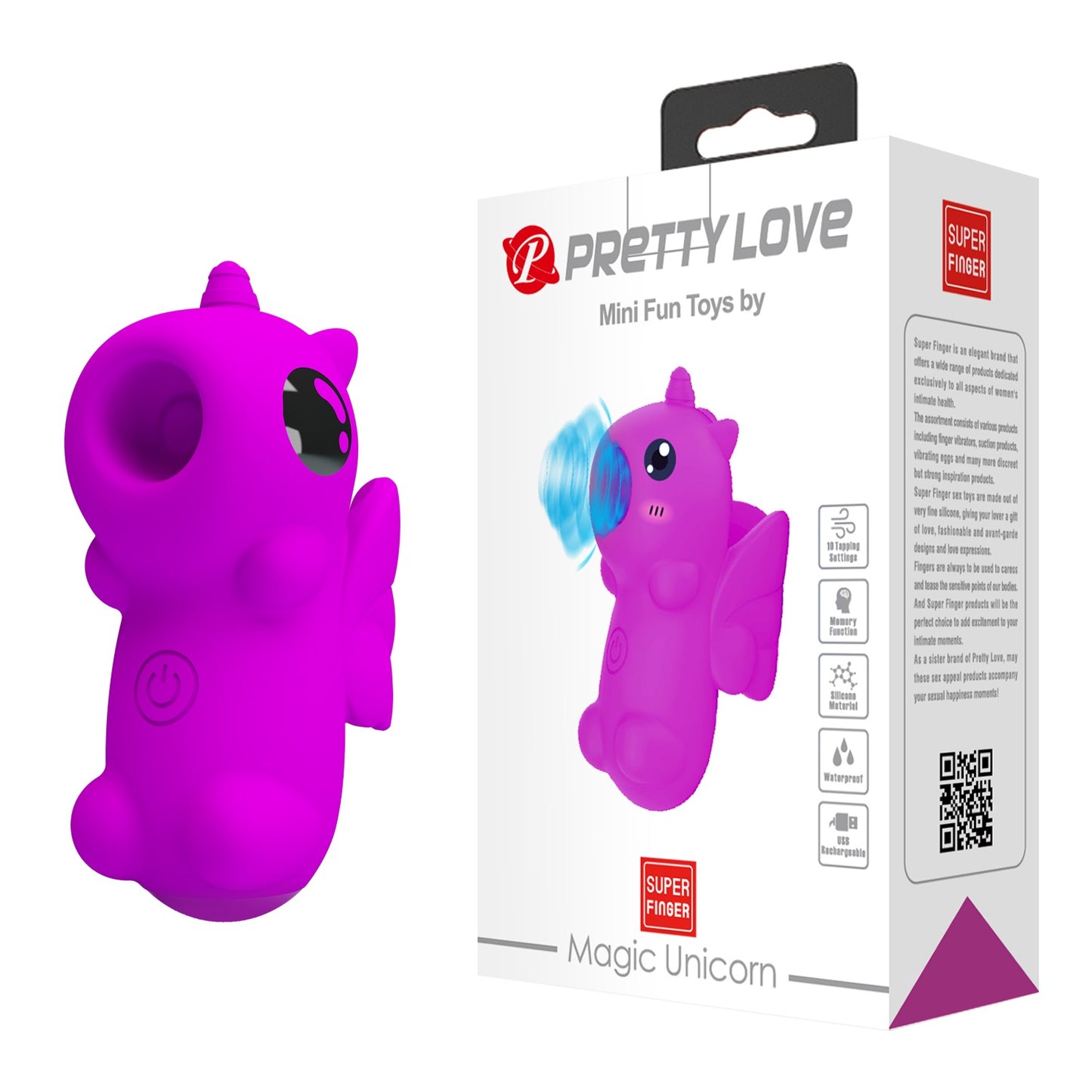 Pretty Love Magic Unicorn Finger Vibe
