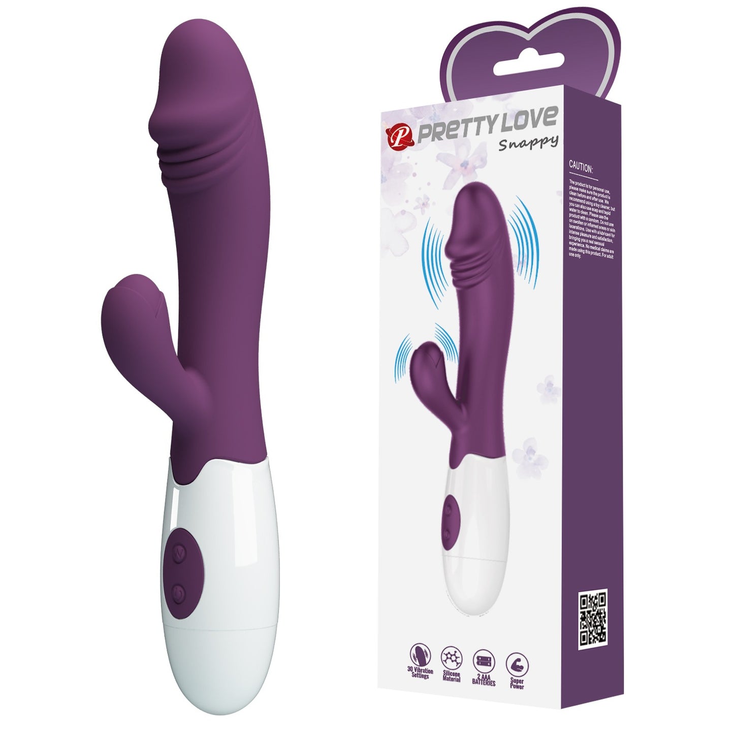 Pretty Love Snappy Vibrating G-Spot Rabbit Vibrator