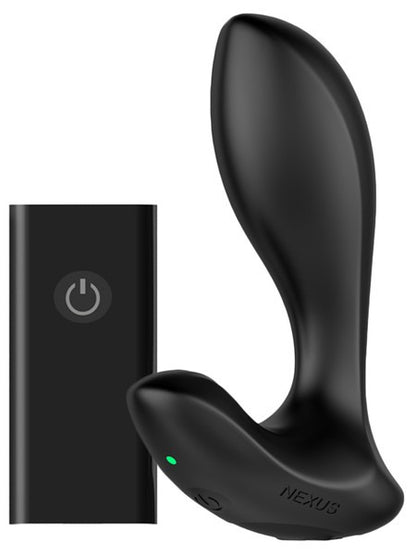Nexus Duo Plug Rechargeable Vibrating Butt Plug - Black