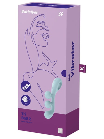 Satisfyer Tri Ball 2 Multi Vibrator - Blue