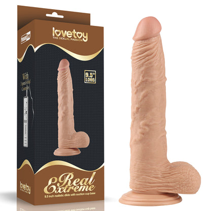 Lovetoy Real Extreme 9.5'' Realistic Dildo with Suction Cup Base