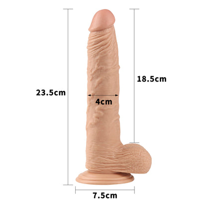 Lovetoy Real Extreme 9.5'' Realistic Dildo with Suction Cup Base