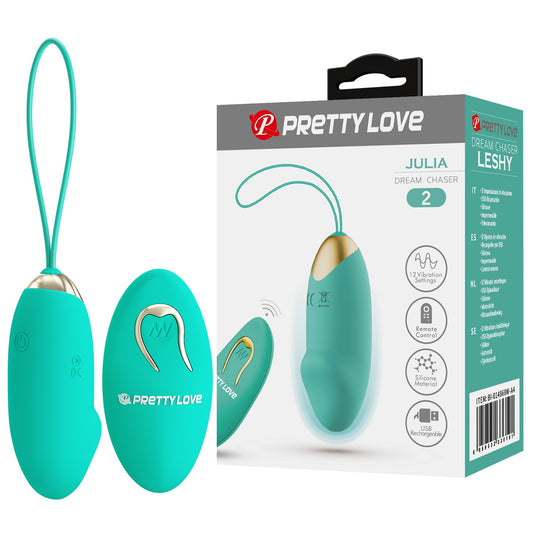 Pretty Love Julia 2 Rechargeable Vibrating Egg with Remote