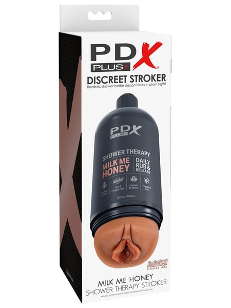 Pipedream PDX Plus Milk Me Honey Shower Therapy Discreet Stroker