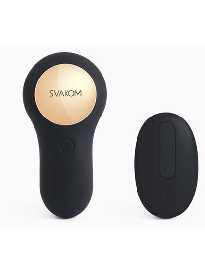 Svakom Vick Remote Control Vibrating Plug - Black