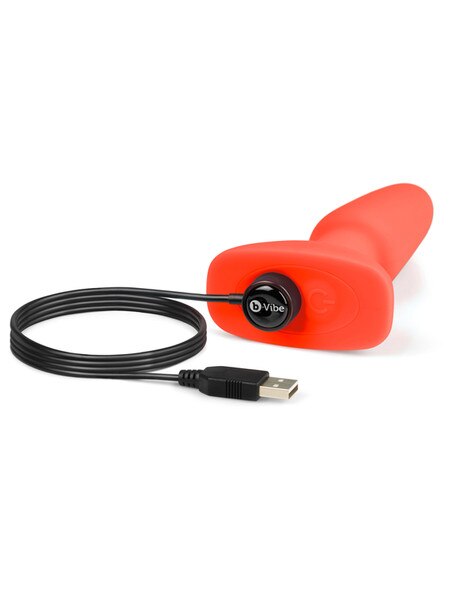 b-Vibe Rimming 2 Rechargeable Rotating & Vibrating Plug with Remote