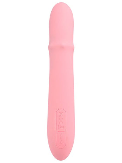 Svakom Mora Neo Rabbit Vibrator with Thrusting Beads - Peach Pink