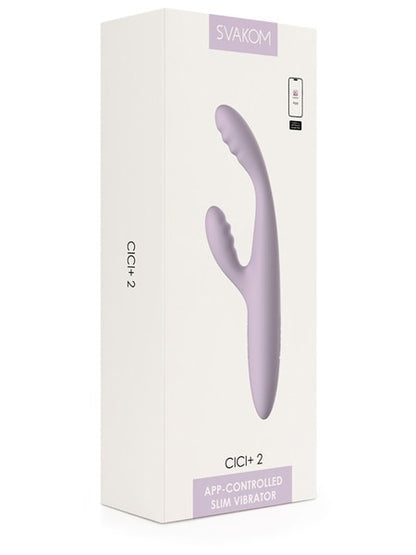 Svakom Cici+ 2 Slim Flexible G-Spot & App Controlled Rabbit Vibrator