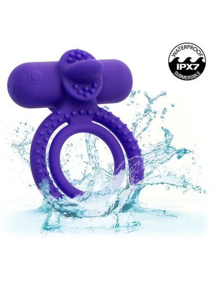 Calexotics Dual Climaxer Rechargeable Vibrating Cock Ring