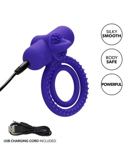 Calexotics Dual Climaxer Rechargeable Vibrating Cock Ring