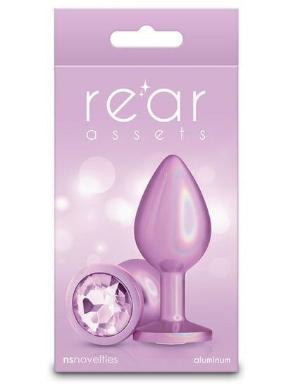NS Novelties Rear Assets Holographic Metal Butt Plug - Medium