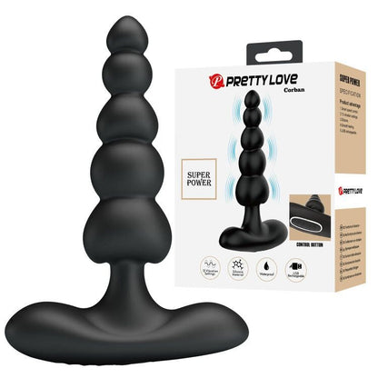 Pretty Love Corban Rechargeable Vibrating Butt Plug