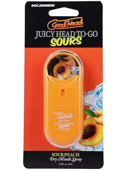 GoodHead Juicy Head To-Go Sour Dry Mouth Spray 9ml - Peach