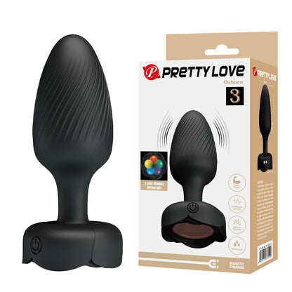 Pretty Love Osborn 3 Rechargeable LED Light Butt Plug