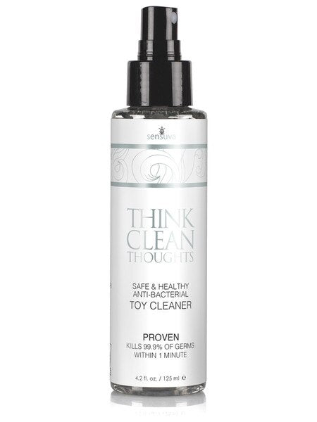 Sensuva Think Clean Thoughts Anti-Bacterial Toy Cleaner 125ml