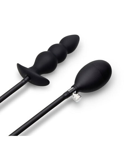 b-Vibe Beaded Inflatable Anal Plug with Hand Pump